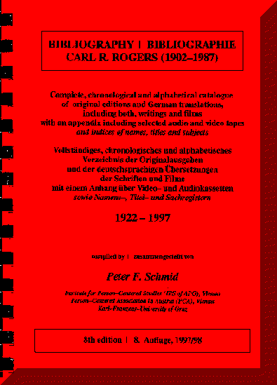 The book version of the bibliography
Die Bibliografie in Buchform